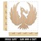 Fire Phoenix Bird Rising Unfinished Craft Wood Holiday Christmas Tree DIY Pre-Drilled Ornament